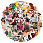 50 tk Uued kleebised Armsad kleebised S&uuml;learvuti mobiiltelefoni kleebised