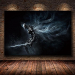Klassikaline m&auml;ngupilt The Dark Souls 3 l&otilde;uendimaaling plakatikaunistus Kodu seinamaaling magamistoa sisekujunduse seinamaaling 70X100cm Unframed