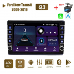 Raadio 2 Din Androidi auto GPS-navigatsioon Ford New Transit 2009-2019 jaoks koos nupunupuga multimeediumipleier Stereoheli Auto Carplay 2+32GB 1+16GB