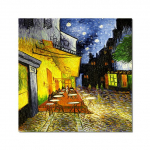 Van Goghi kohviku terrass &ouml;&ouml;sel &Otilde;limaal Reproduktsioonid l&otilde;uendil Plakatid ja v&auml;ljatr&uuml;kid Seinakunstipilt elutoa sisekujunduseks 20x20cm