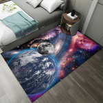 Universumi isikup&auml;rastatud 3D Maa planeedi mustriga vaip elutuppa magamistoa vaip uksematt vannimatt vaba aja vaip kodukaunistuseks 40cm x 60cm
