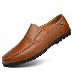 Meeste vabaaja jalan&otilde;ud Nahast kingad Kleitkingad Slip on Flats Kingad Business Lazy Kingad &Uuml;ksikud jalan&otilde;ud S&otilde;idukingad Mugavad pehmed kingad 47 must