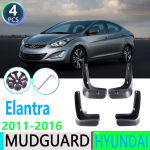 for Hyundai Elantra MD 2011 2012 2013 2014 2015 2016 Fender Mudguard Mud Flaps Guard Splash Flap Mudguards Car black