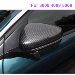 Peugeot 3008 3008GT 4008 5008 2017 2018 jaoks 2tk/partii s&uuml;sinikkiust stiilis k&uuml;lgmise tahavaate peegli korgi kaane kaunistus