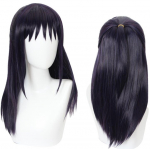 60 cm pikk tume lilla parukas Cosplay Anime Jujutsu Kaisen Iori Utahime Kost&uuml;&uuml;m Kuumakindel s&uuml;nteetiline juuksed Naiste peoparukad 57-60cm lilla