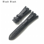 AP-rihma jaoks 28mm Must Tumesinine Hall Roheline Pruun Punane Ehtsast nahast kellarihm terasest kinnitusega, 18 v&auml;rvi lukuga Without clasp