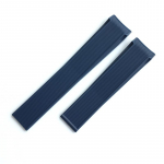 22 mm pehme ja paks uue stiiliga kummist silikoonist kellarihm, must sinine kellarihm Tag AQUARACER seeria 43 mm sihverplaadi k&auml;ev&otilde;ru jaoks 22mm
