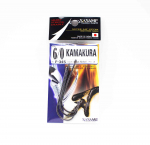 Sasame F-345 Kamakura pika varrega konks must, suurus 6/0 (4309)