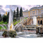 5D DIY Teemanttikandid Purskkaev Maalimine Rist Strass Puur t&auml;ismosaiik Kodukaunistus Full Round 30x40CM