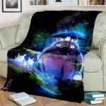 Minu naaber T-Totoro Anime multifilmi tekk, pehme tekk koju Magamistoa voodi diivan Pikniku reisikontori kattetekk lastele 150cm x 200cm