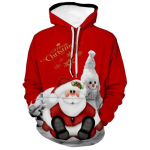 2022 Unisex Inetu J&otilde;ulukampsun 3D Prindiga Naljakas J&otilde;ulupulber Hoodie Pusa Meeste Naiste S&uuml;gistalvine Suures suuruses riided XL