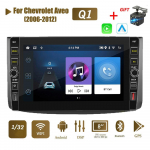 8-tolline 2Din Androidi autostereo raadio Chevrolet Aveo 2006-2012 jaoks koos nupunupuga Multimeedia videopleier, GPS-navigeerimine 1+32GB 1+32GB