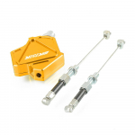 Mootorratta CNC-alumiiniumist stunt-siduri hoova lihtsa t&otilde;mbekaabli s&uuml;steem Yamaha WR250R WR250 R WR 250R 2007-2017 2016 2015 jaoks Blue-WR250R