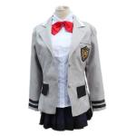 3 TK Anime Tokyo Ghoul Touka Kirishima Cosplay kost&uuml;&uuml;m Koolit&uuml;druku vormiriietus lilla parukas Naiste Halloweeni karnevali &uuml;likonna seelikukomplekt S