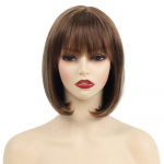 L&uuml;hikesed blondid pruunid ombre s&uuml;nteetilised parukad naistele Bob Soeng Parukas Sirge tukkidega Parukas Igap&auml;evased Cosplay Parukad Kuumakindel kuldpruun v&auml;rv