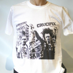 Punk Rock Hardcore Skinheads Unisex T-s&auml;rk Agnostic Front Crucifix S
