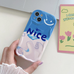 Armas silikoon&uuml;mbris Xiaomi Redmi Note 12 11 Tecno Spark 5 Air Oppo A78 A58 A38 iPhone 15 14 Funda maalitud koomiksile Nice Smile Cover Pehme TPU kaitseraud Infinix Hot 10 Play