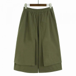 XITAO elastsed v&ouml;&ouml;kohad, s&auml;&auml;re pikkusega p&uuml;ksid &uuml;hev&auml;rvilised Lihtsus lahtised vabaaja naiste laia s&auml;&auml;rega p&uuml;ksid HQQ1904 One Size must