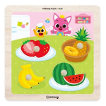 Pinkfong Bebe Top Pusle Puuvili, 4 t&uuml;kki, 1 t&uuml;kk, Korea populaarsed m&auml;nguasjad yellow