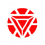 Iron Man Logo Peegeldav veekindel kleebis Autokleebised Mootorratta stiilikujundus punane