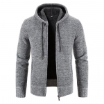 2024 Talvine Paks Kampsun Meeste Kampsun T&otilde;mblukuga Kapuutsiga Moodne Soe Slim Fit Kootud Kampsun Meeste Fliisist kapuutsid Mantlid Meeste M-4Xl XXL