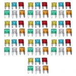 60 tk Mugav teraga paigaldamine V&auml;rvilised kaitsmed Lihtne ja turvaline kodeeritud valik teraga kaitsmete komplekt auto jaoks