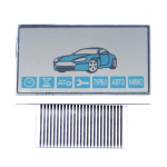 E90 LCD-ekraan Venemaale E90 kahesuunaline alarmi kaugjuhtimispuldi LCD-ekraan painduv kaabel E90 LCD Display