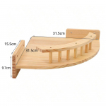 Kasside ronimisriiul seinale kinnitatav neljaastmeline trepp koos sisal-kraapimispostiga kassidele Tree Tower Platvorm h&uuml;ppav lemmikloomam&ouml;&ouml;bel corner shelf
