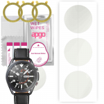 3x apgo MATTE h&uuml;drogeelekraani kaitsekile Samsung Galaxy Watch 3 45MM jaoks, h&uuml;drogeelkile, positsioneerimiskihiga lihtne paigaldada