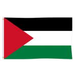 Palestiina lipp Erksav&auml;rviline rippuv b&auml;nner Vastupidav Palestiina riigilipp koduaia kaunistamiseks 60x90cm