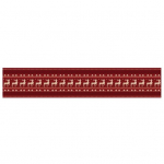 J&otilde;ululauajooksja, pidulik p&otilde;dramustriga vastupidav kaitsev laudlina kodu p&uuml;hadekaunistuseks punane