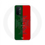 &Uuml;mbris Oppo A74 5G portugal logo jaoks, roheline ja punane
