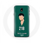 Samsung Galaxy J3 2017 &uuml;mbris Squid Game Cho Sang woo number 218