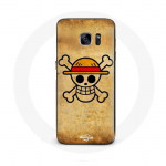 &Uuml;mbris Samsung Galaxy S7 Edge One Piece Manga Skullile