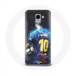 &Uuml;mbris Samsung Galaxy A8 2018 Lionel Messi Barcelona Football Club FCB jaoks