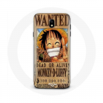 &Uuml;mbris Samsung Galaxy J7 2017 One Piece Manga Luffy otsinguplakatile