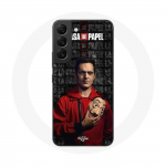 &Uuml;mbris Samsung Galaxy S22 The House of Paper Berlin jaoks