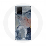 Coque pour Vivo Y21s 2021 / Y21 2021 Fond de texture abstraite gris