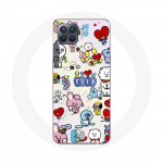 Coque pour Oppo A93 BTS Bangtan Sonyeondan BT21 Van Tata Chimmy Cooky Rj Koya Mang Et Shooky