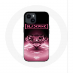 Coque pour Iphone 14 Plus Wallpaper diamante Blackpink Kpop Logo Rose - Maniacase
