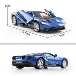 5-tolline metallist autosimulatsioon, peen survevalu ja m&auml;nguasjas&otilde;iduk Ford GT Supercar RMZ city 1:36 sulamist mudelikingitused lastele