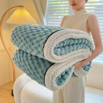 Uus Milk Velvet kahekihiline tekk Jacquard paksendatud soe p&auml;evatekk lambavilla tekk laste tekk 1.2*2.0m