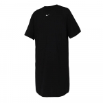 Nike Sportswear Essential &Uuml;hev&auml;rviline Logoga L&otilde;tv L&uuml;hikeste Varrukatega Kleit Naiste Kleit Must DV7883-010 L
