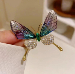 Rhinestone Dragonfly prossid naistele Elegantne temperament Loomade prossin&otilde;elad V&otilde;luvad ehted pulmakingitused 1