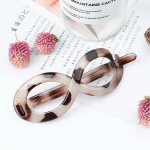 Joonis 8 j&auml;&auml;tunud pandlaga, &otilde;rn keerdkettaga juukseklamber Retro temperamendiga naistele t&uuml;drukutele lihtne hobusesaba juukseklamber hulgim&uuml;&uuml;k