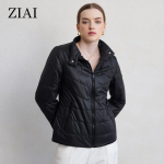 Astrid 2024 kevad naiste jope Naiste riided riided mood Kerged tepitud puuvillased polsterdatud parkad L&uuml;hikesed mantlid &Uuml;ler&otilde;ivad ZM-30067 XS must