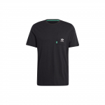 Adidas Originals Essentials+ Hennast Valmistatud T-s&auml;rk &Uuml;hev&auml;rvilise Logoga Meeste Topid Must HR8623 M