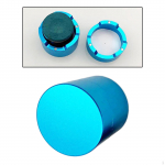 Pool Cue Chalk Holder Organizer Round Shape Easy to Use Carrier Case Metal must