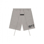 Fear of God Essentials 1977 Seeria SS22 Fliisist L&uuml;hikesed P&uuml;ksid Digitaalse M&auml;rgise ja Paelaga Meeste L&uuml;hikesed P&uuml;ksid Tume-Kaerav&auml;rvi FOG-SS22-235 XXS