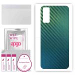 apgo Protective Skin Sticker for the back compatible with Vivo Y20a, Wrap Film, Foil, Vinyl - Pattern Carbon Chameleon CAKA1